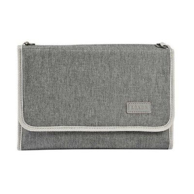 Pochette à langer genève gris chiné