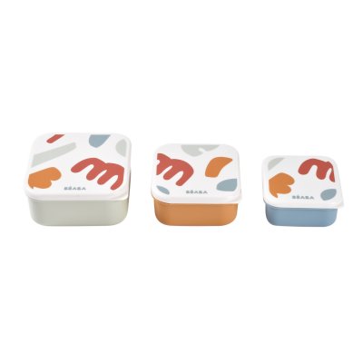 Lot de 3 boîtes à goûter playful