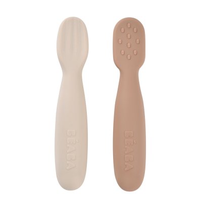 Lot de 2 pré-cuillères en silicone - pralin/argile