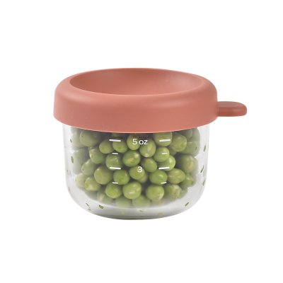 Pot de conservation portion verre 150 ml terracotta