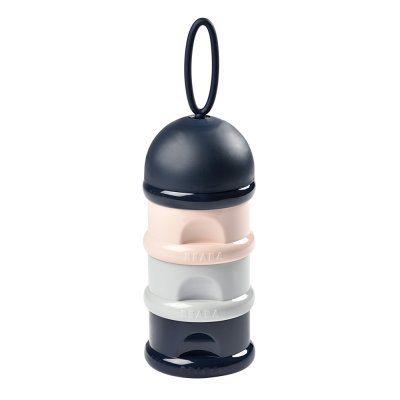 BEABA Boîte doseuse de lait empilable  (blue, grey, pink)