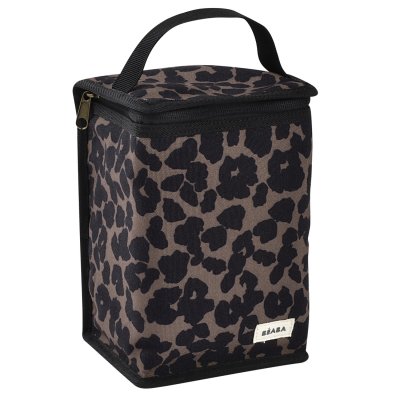 Pochette repas isotherme léopard