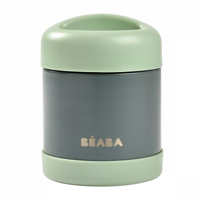 BEABA Portion inox isotherme 300 ml minéral grey vert sauge