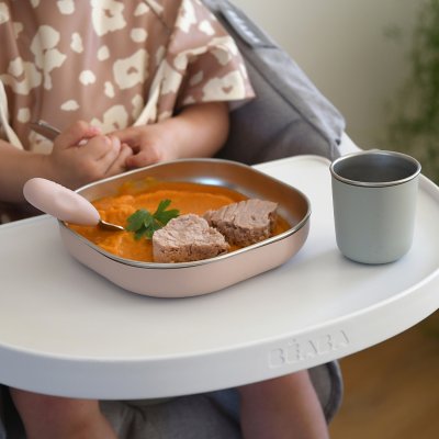 Coffret repas bébé inox barbe à papa