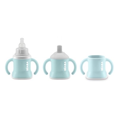 BEABA Tasse evoluclip 3 en 1 airy green