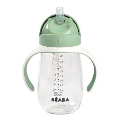 BEABA Tasse paille 300 ml - vert sauge