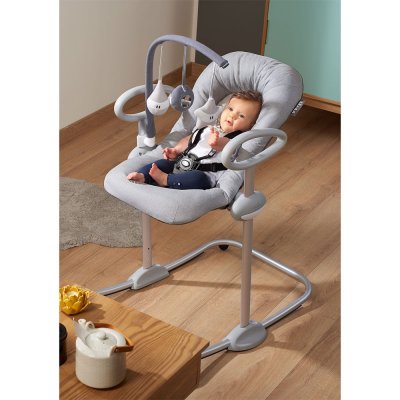 Transat up and down 3 heather grey avec arche de jeux offerte