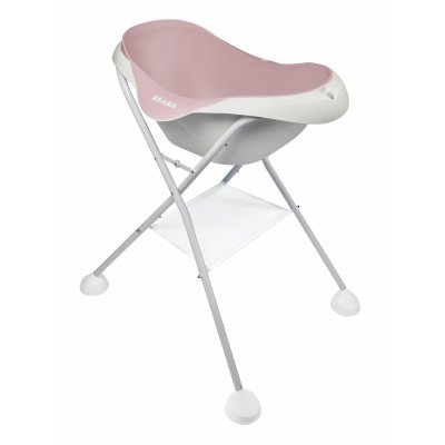 Baignoire bébé camélé'o minéral old pink + support