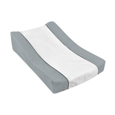 Housse Pour Matelas à Langer Béaba Sofalange - 100% Coton Bio Nid D'abeille, éponge Moelleuse - Certifiée GOTS Et Oeko-Tex - Lavable Machine 30°C - 9