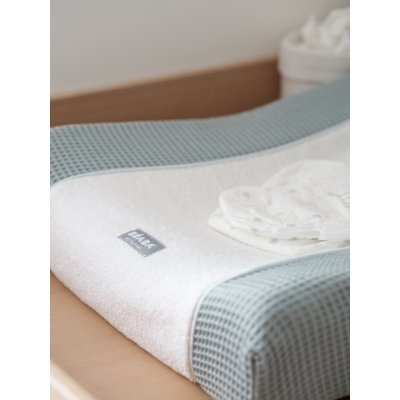 Matelas à langer sofalange avec housse éponge bleu vert
