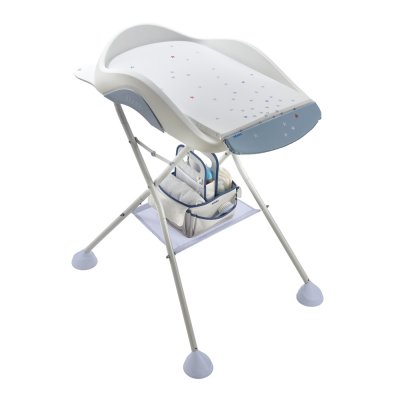 Support pied de baignoire camélé'o grey / blue de Beaba ...