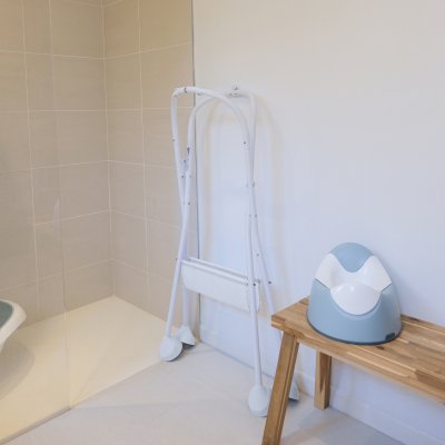 Support pied de baignoire bébé camélé'o blanc