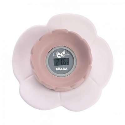 Thermométre de bain lotus old pink