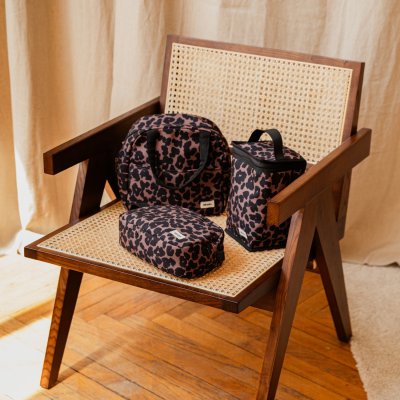 Trousse de toilette léopard