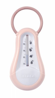 Thermomètre de bain bébé old pink