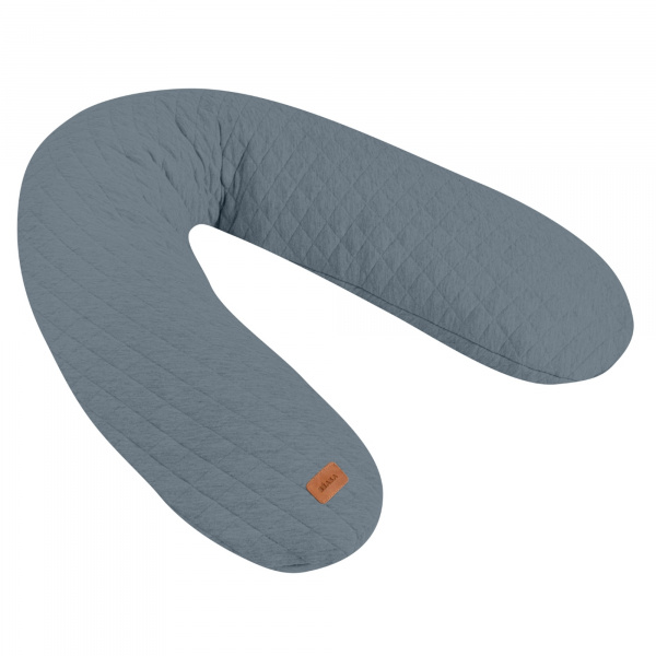 Coussin d’allaitement big flopsy fleur de coton gris minéral Beaba