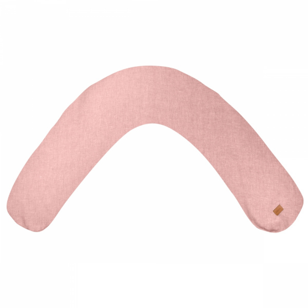 Coussin d’allaitement big flopsy lin vintage rose Beaba