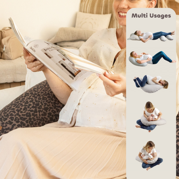 Coussin d’allaitement big flopsy léopard Beaba