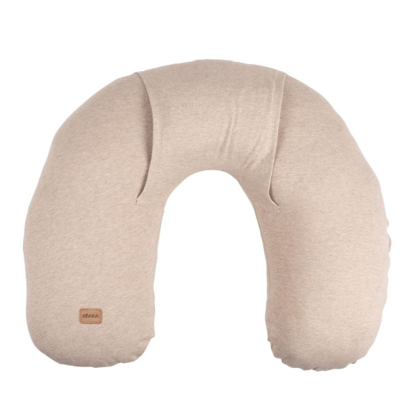 Mini coussin bouillotte chaud froid little warmy jersey argile chiné Beaba