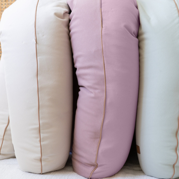 Coussin de grossesse et d’allaitement big flopsy french terry terre d'argile Beaba