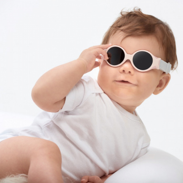Lunettes de soleil bébé 0-9 mois rose dragée Beaba