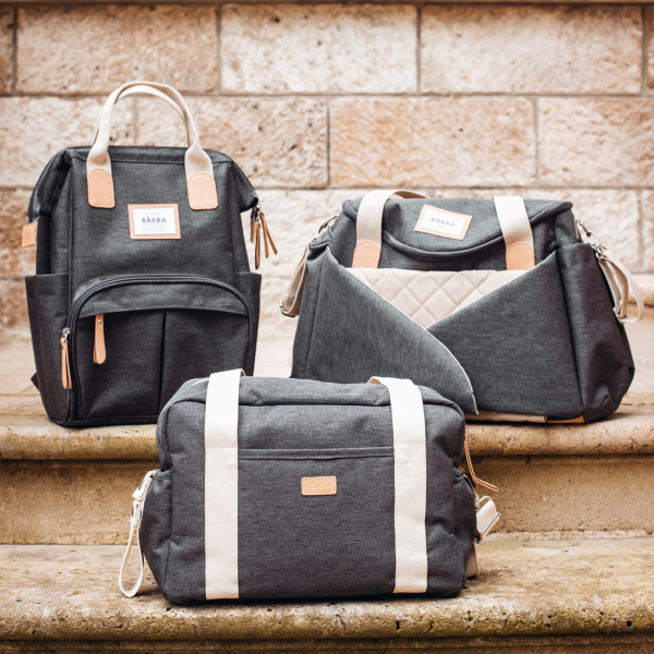 Sac à langer paris gris foncé Beaba