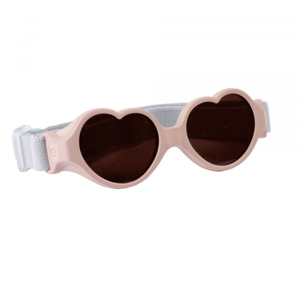 Lunettes de soleil bébé 0-9 mois anti uv baby heart barbe à papa Beaba