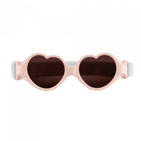 Lunettes de soleil bébé 0-9 mois anti uv baby heart barbe à papa Beaba
