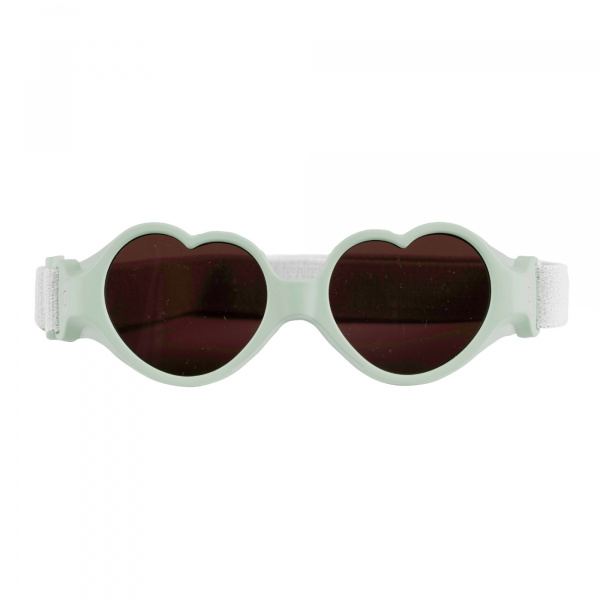 Lunettes de soleil bébé 0-9 mois anti uv baby heart barbe à papa Beaba