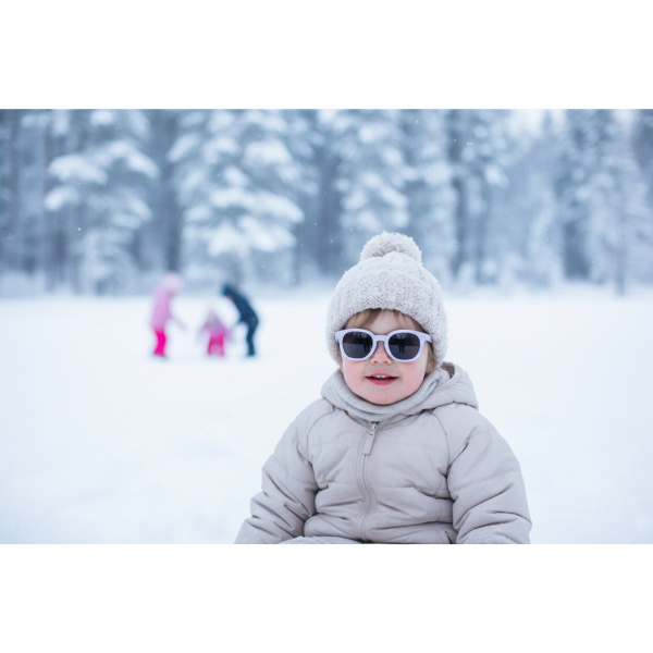 Lunettes de soleil 2-4 ans square bright lilas Beaba