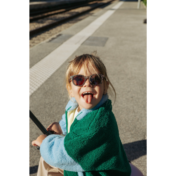 Lunettes de soleil 4-6 ans square sunny écaille léopard Beaba