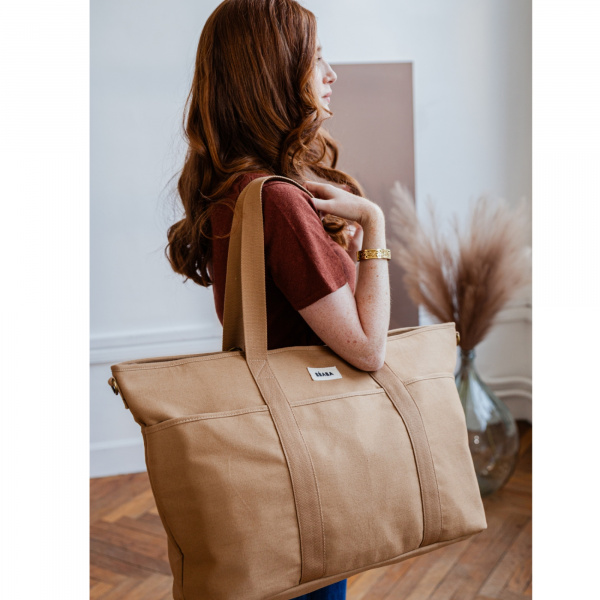 Sac à langer madrid xxl ocre Beaba