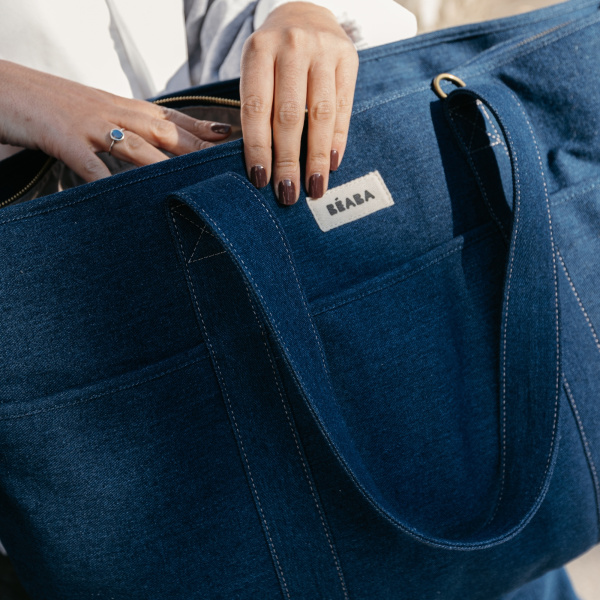 Sac à langer madrid denim Beaba