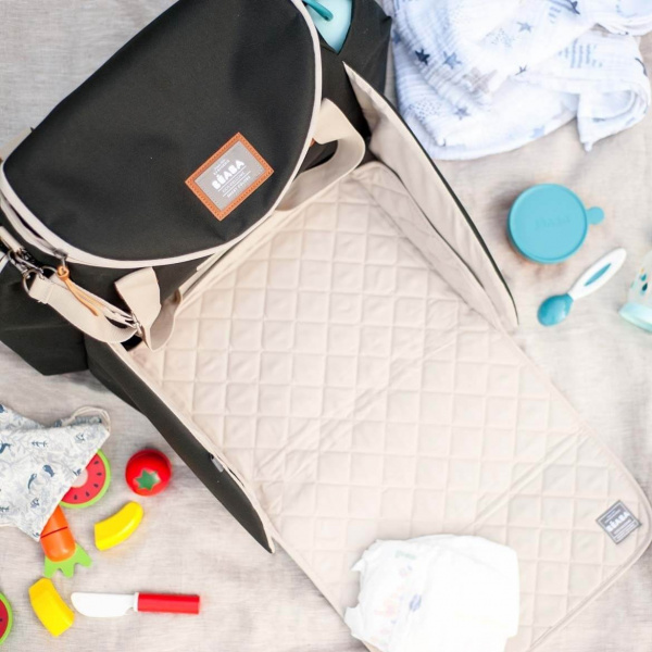 Sac à langer sydney 2 smart colors black Beaba
