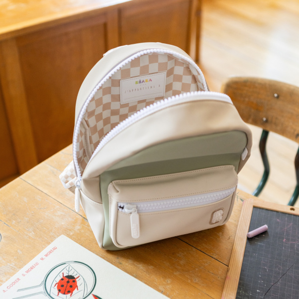 Sac à dos enfant faro vert de gris Beaba