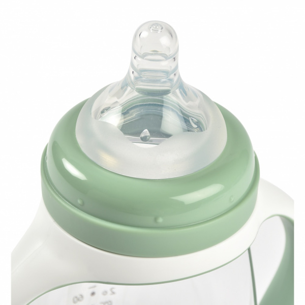 Biberon d’apprentissage bébé 2 en 1 210 ml vert sauge Beaba