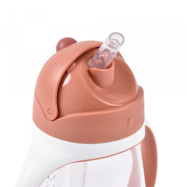 Tasse à paille bébé 300 ml terracotta Beaba