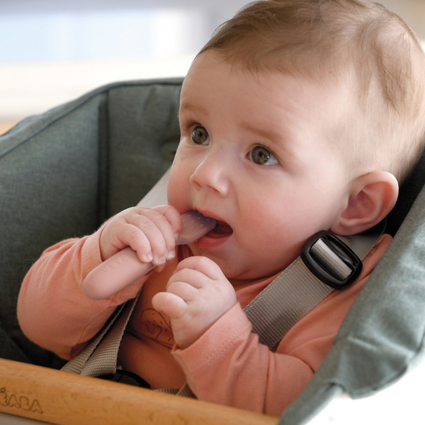 Lot de 2 pré-cuillères en silicone - barbe à papa/guimauve Beaba