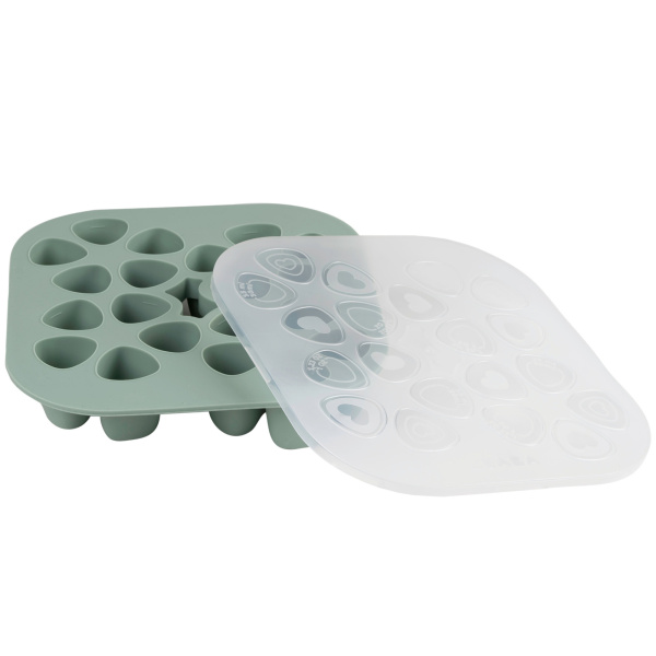 Moule multiportions silicone 20 x 35 ml vert sauge Beaba