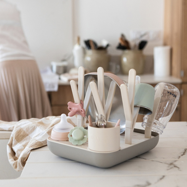 Égoutte biberons forêt terre d'argile Beaba