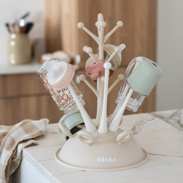 Égoutte biberons arbre terre d'argile Beaba