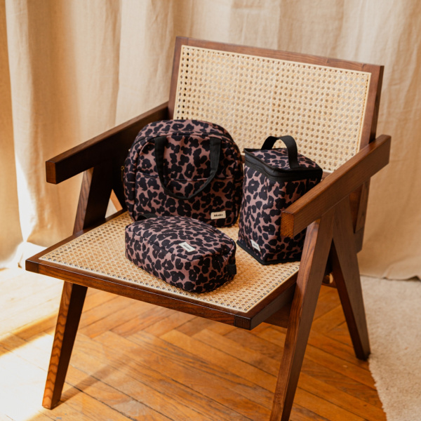 Sac repas isotherme rose poudré Beaba