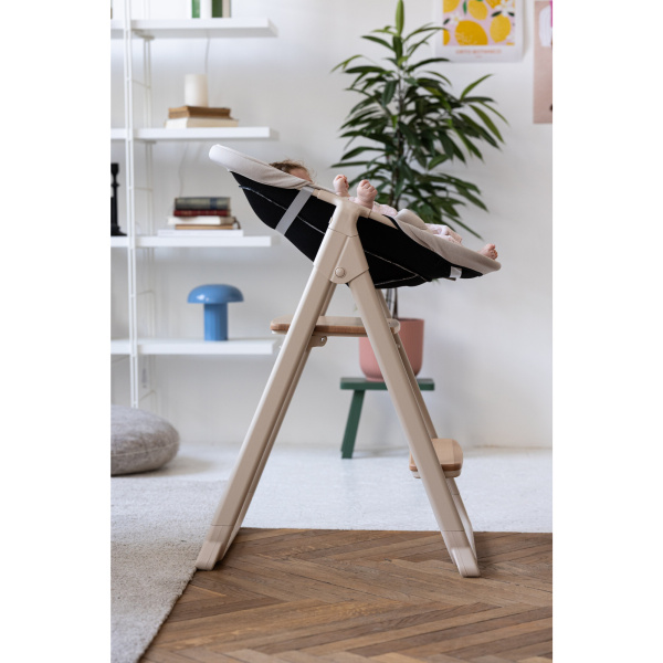 Chaise haute évolutive pliable 5 en 1 evoclick argile Beaba