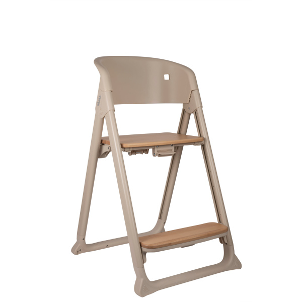 Chaise haute évolutive pliable 5 en 1 evoclick argile Beaba