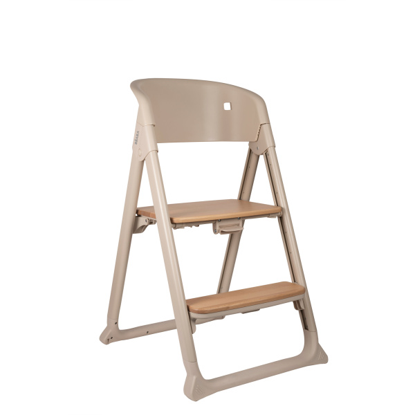 Chaise haute évolutive pliable 5 en 1 evoclick argile Beaba