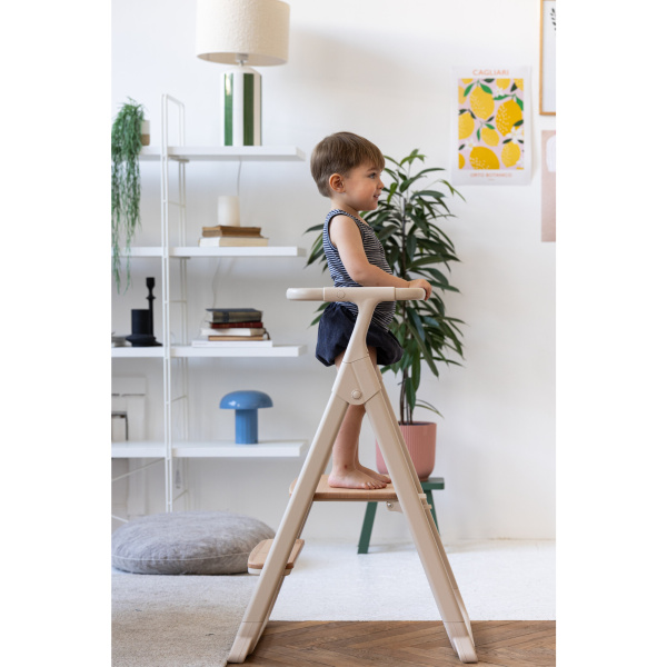 Chaise haute évolutive pliable 5 en 1 evoclick argile Beaba