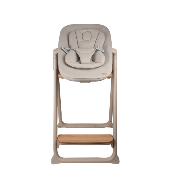 Chaise haute évolutive pliable 5 en 1 evoclick argile Beaba