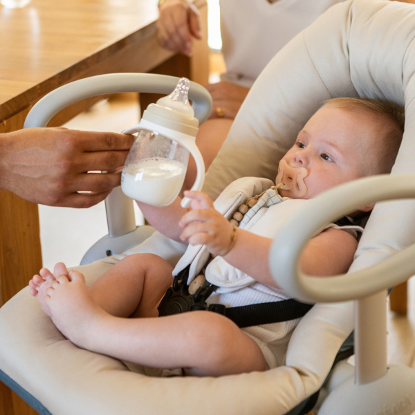 Biberon d’apprentissage bébé 2 en 1 210 ml argile Beaba