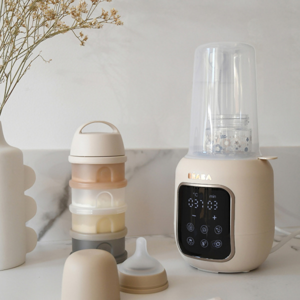 Chauffe biberon multifonction 5 en 1 multi milk argile Beaba