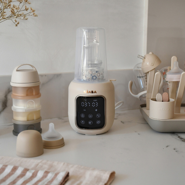 Chauffe biberon multifonction 5 en 1 multi milk argile Beaba